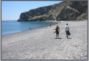 Forokli beach in Olympos Karpathos