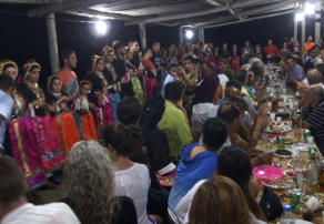 Dancing at Vroukounta festival